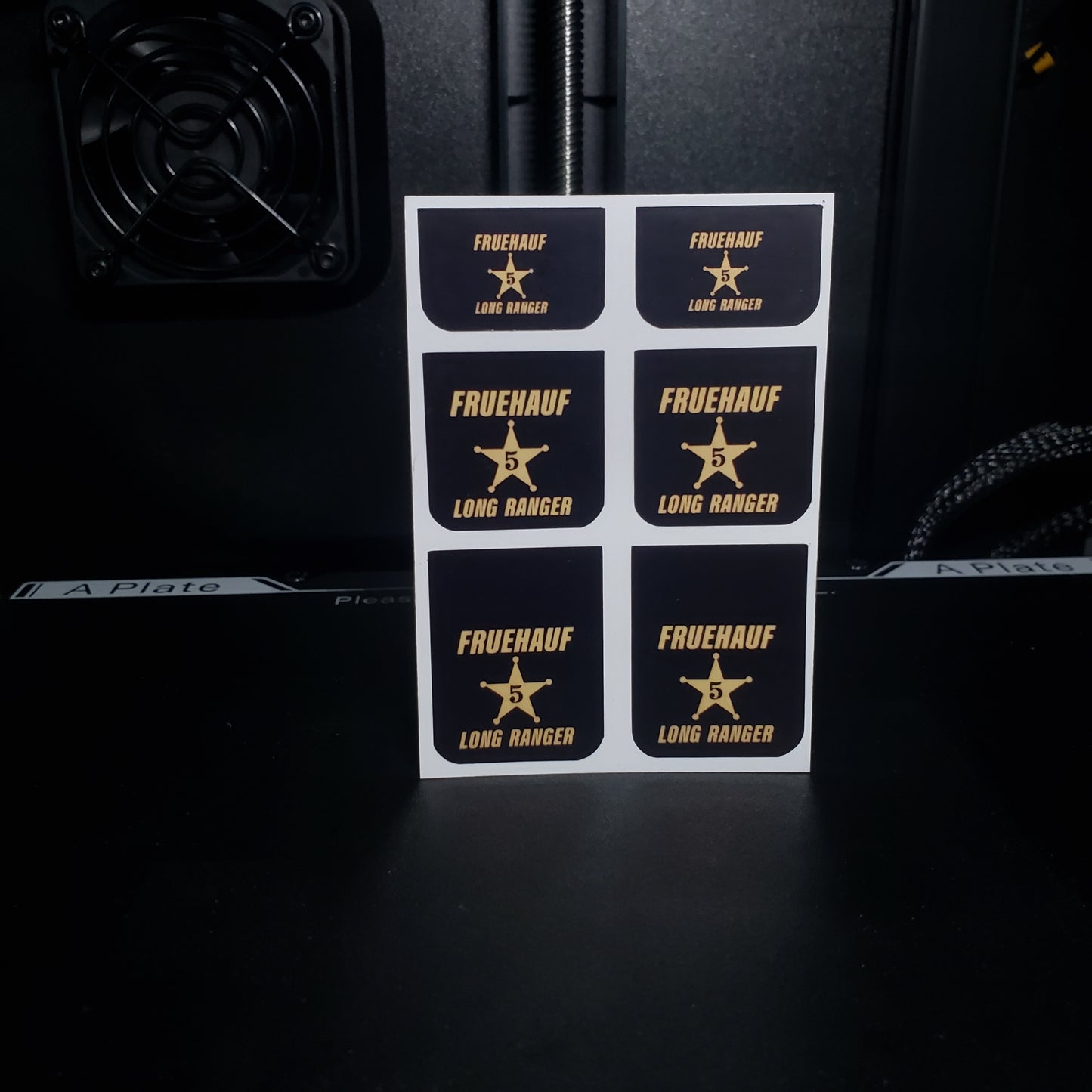 1/25 Fruehauf Long Ranger on Black MudFlap