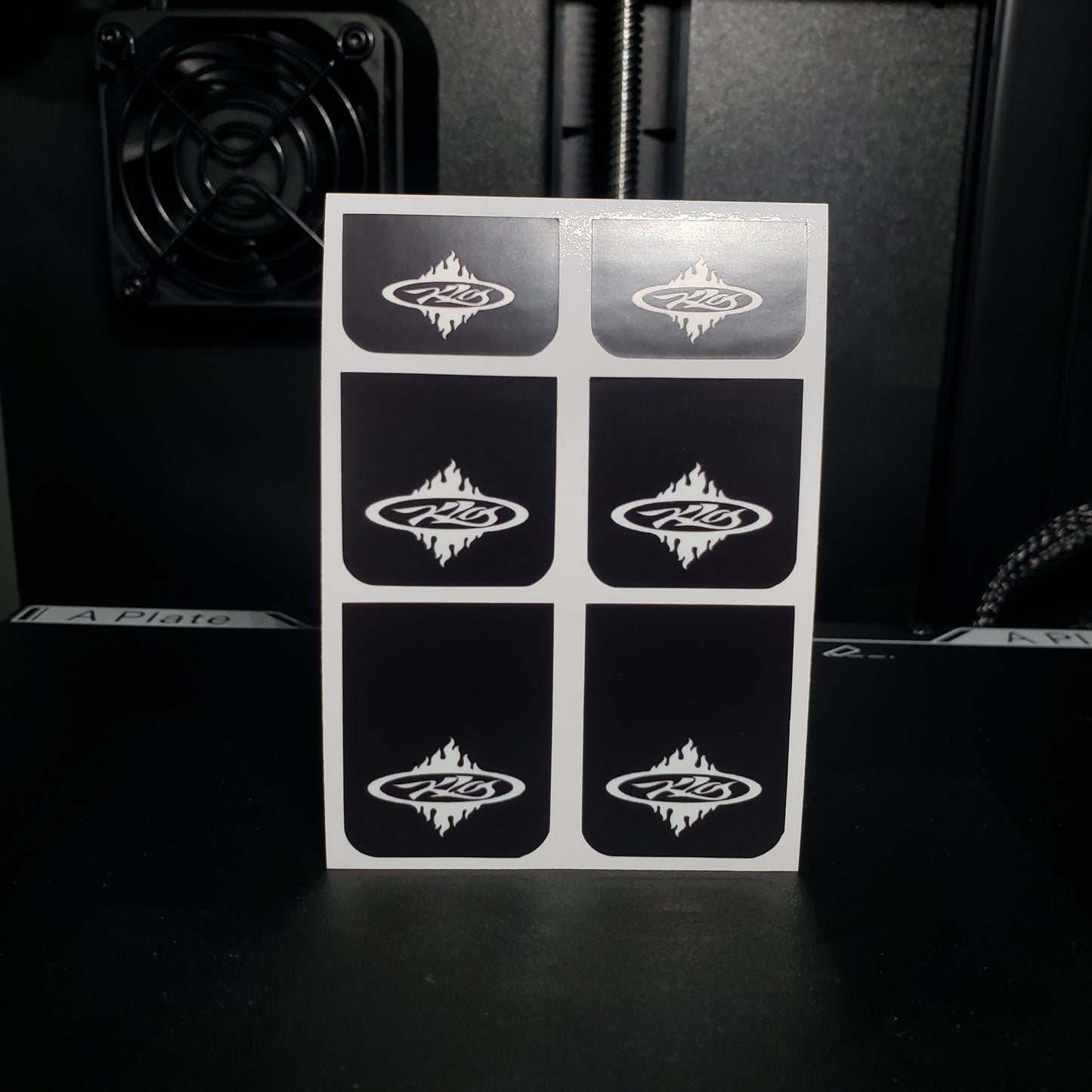 1/25 Klos Bros on Black MudFlap