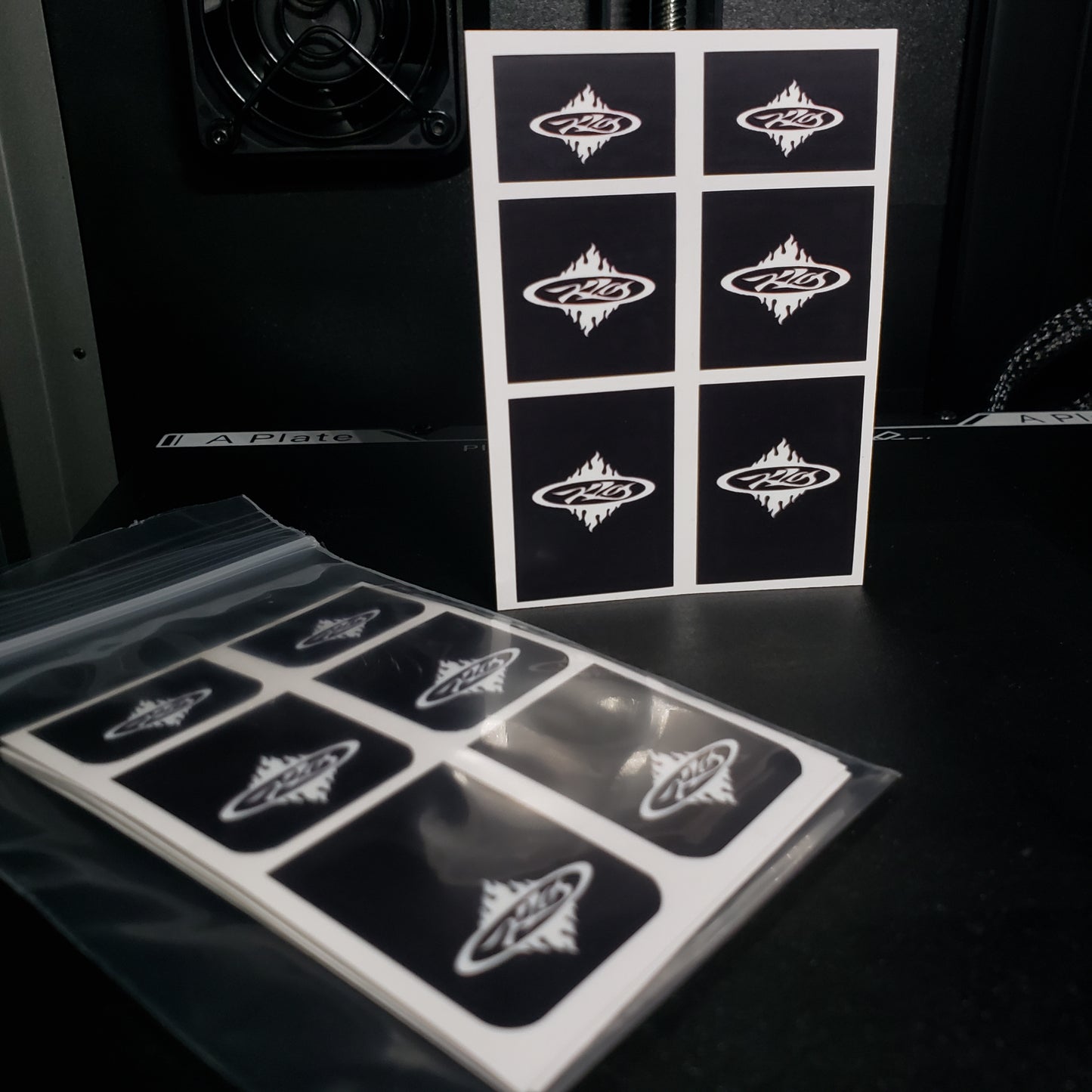 1/25 Klos Bros on Black MudFlap