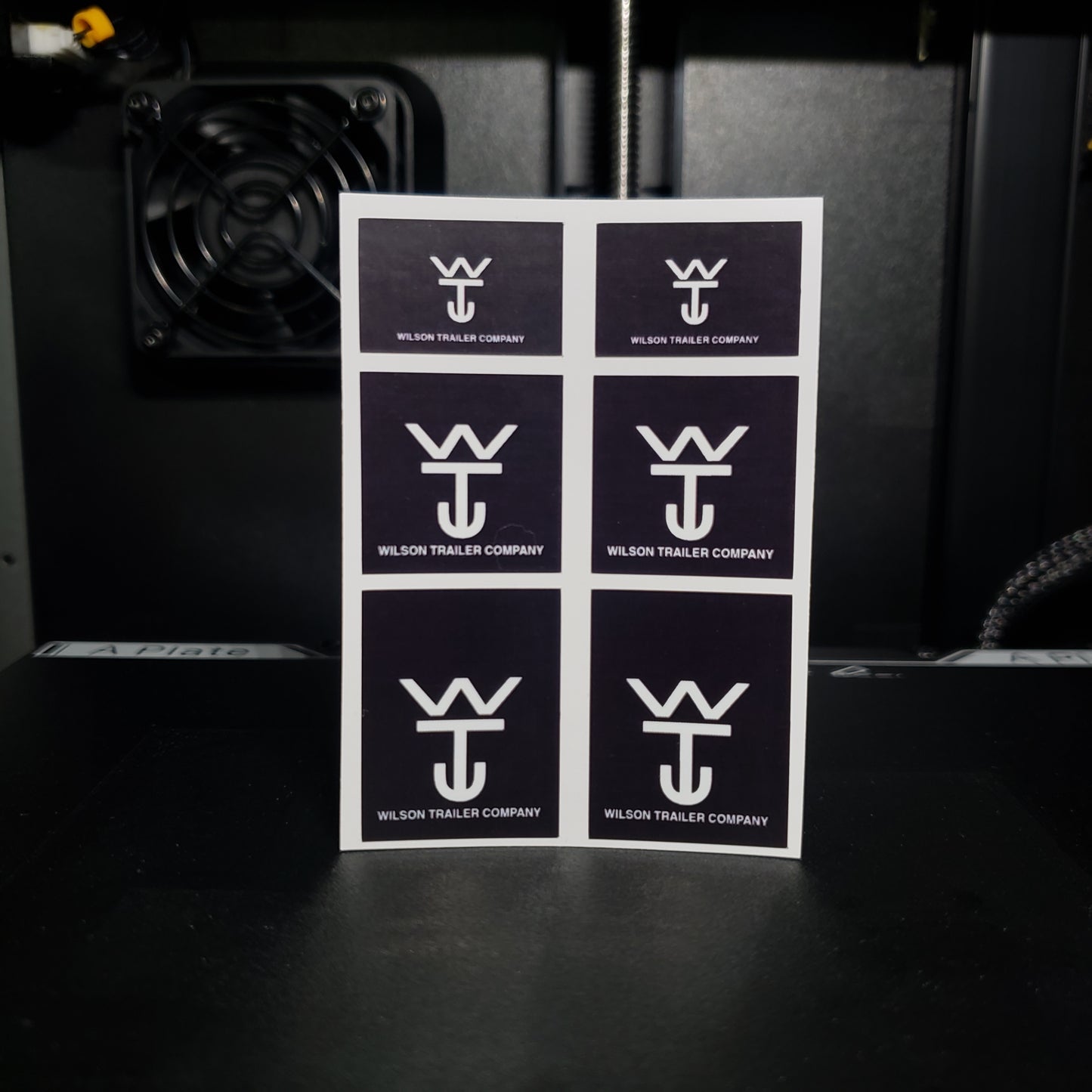 1/25 Wilson Trailer on Black MudFlap