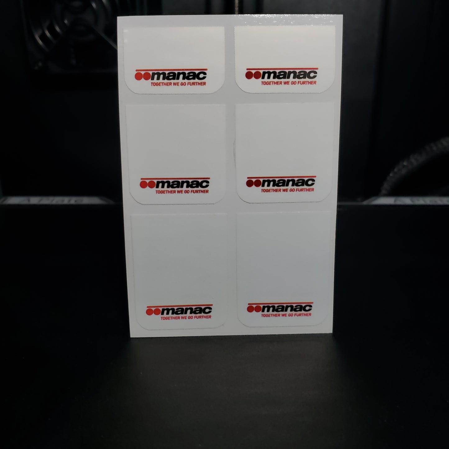 1/25 Manac Style #1 on White MudFlap