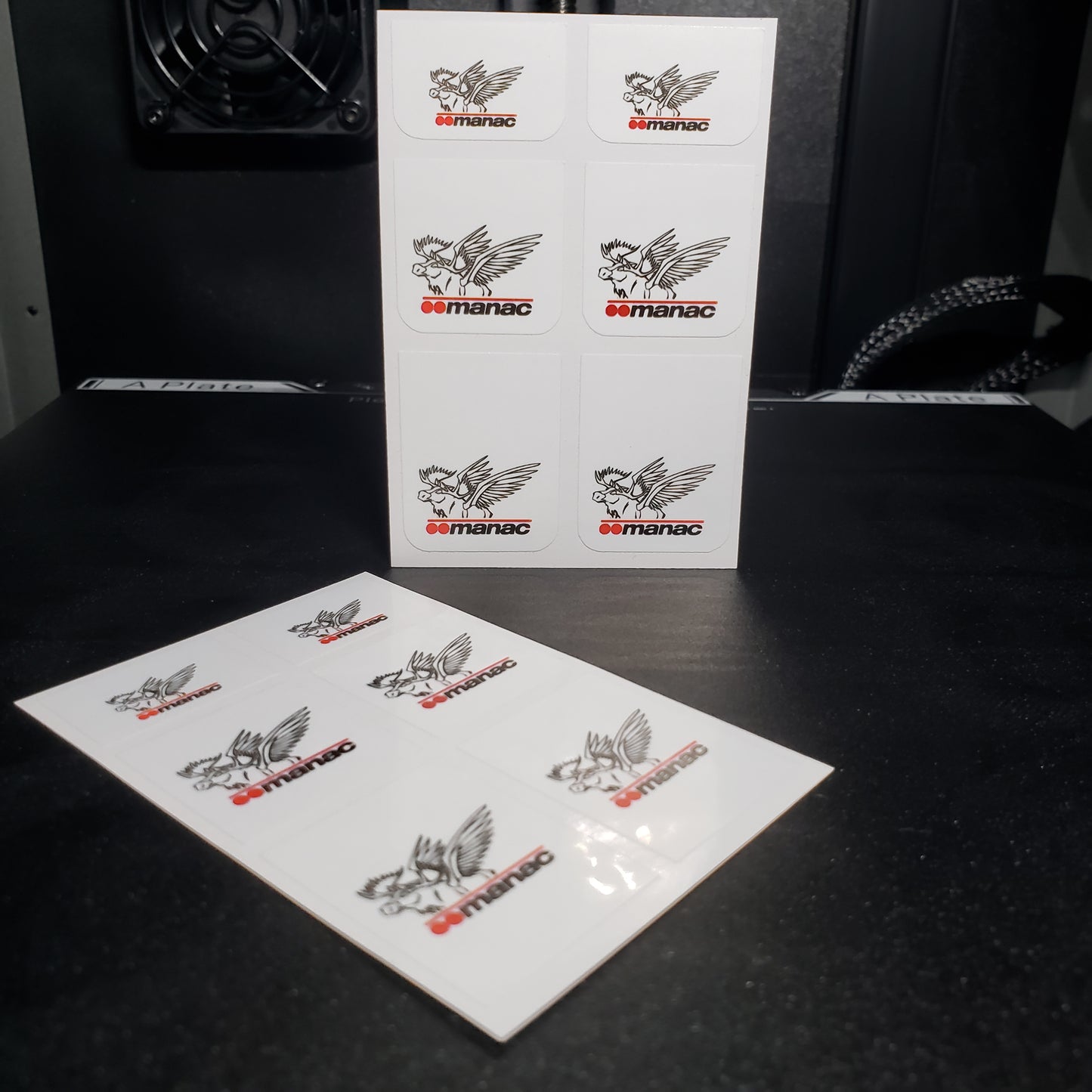 1/25 Manac Style #2 on White MudFlap