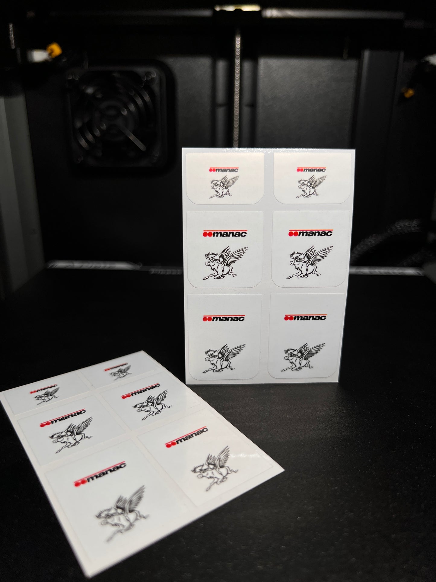 1/25 Manac Style #3 on White MudFlap