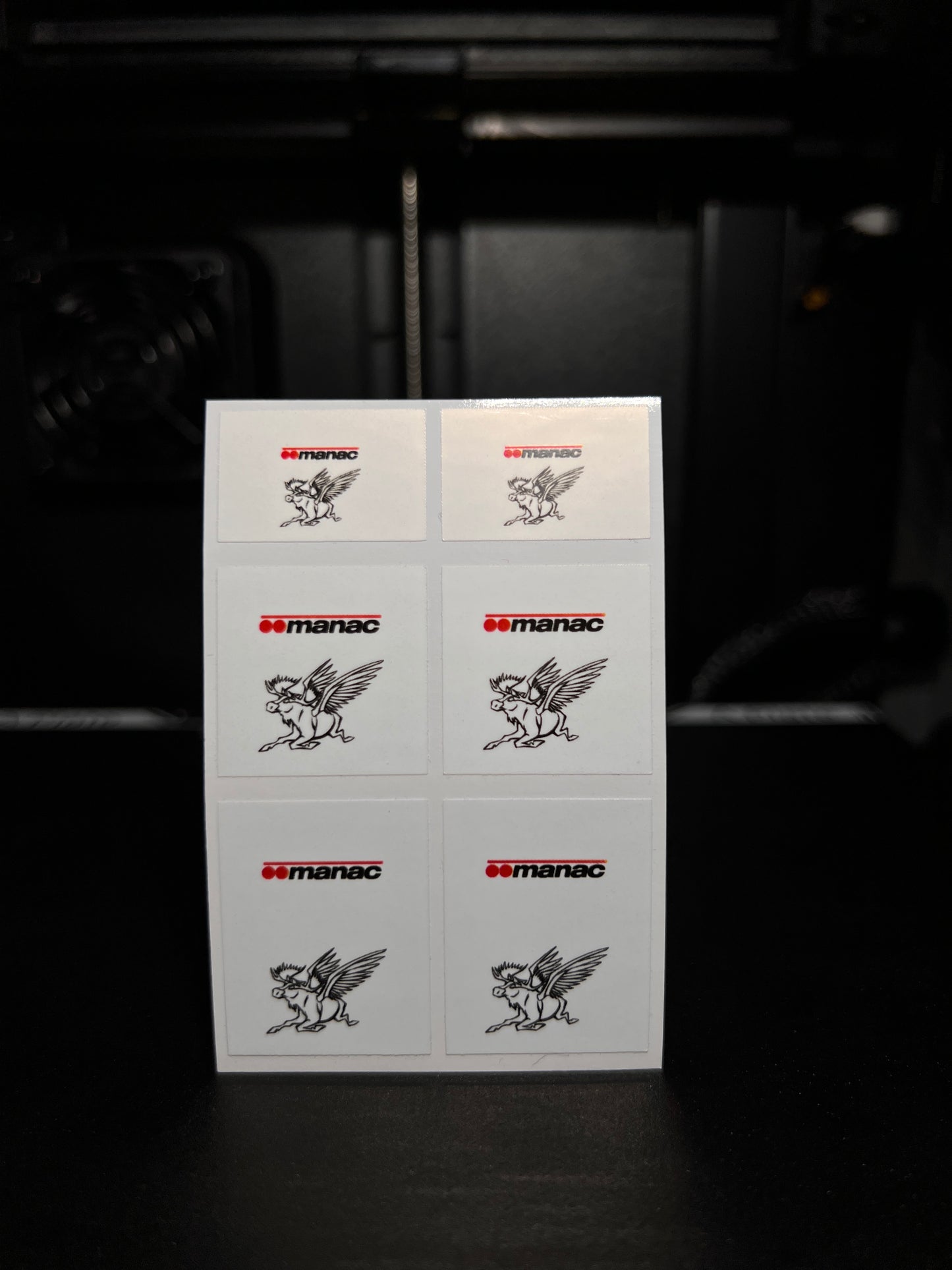 1/25 Manac Style #3 on White MudFlap