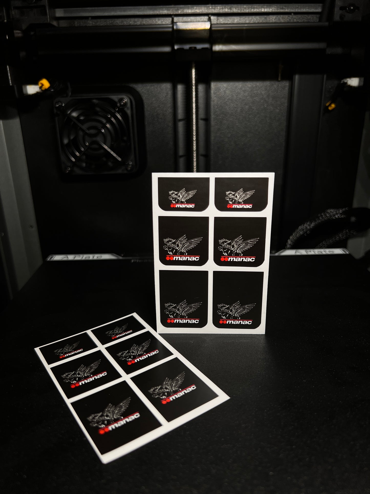 1/25 Manac Style #2 on Black MudFlap