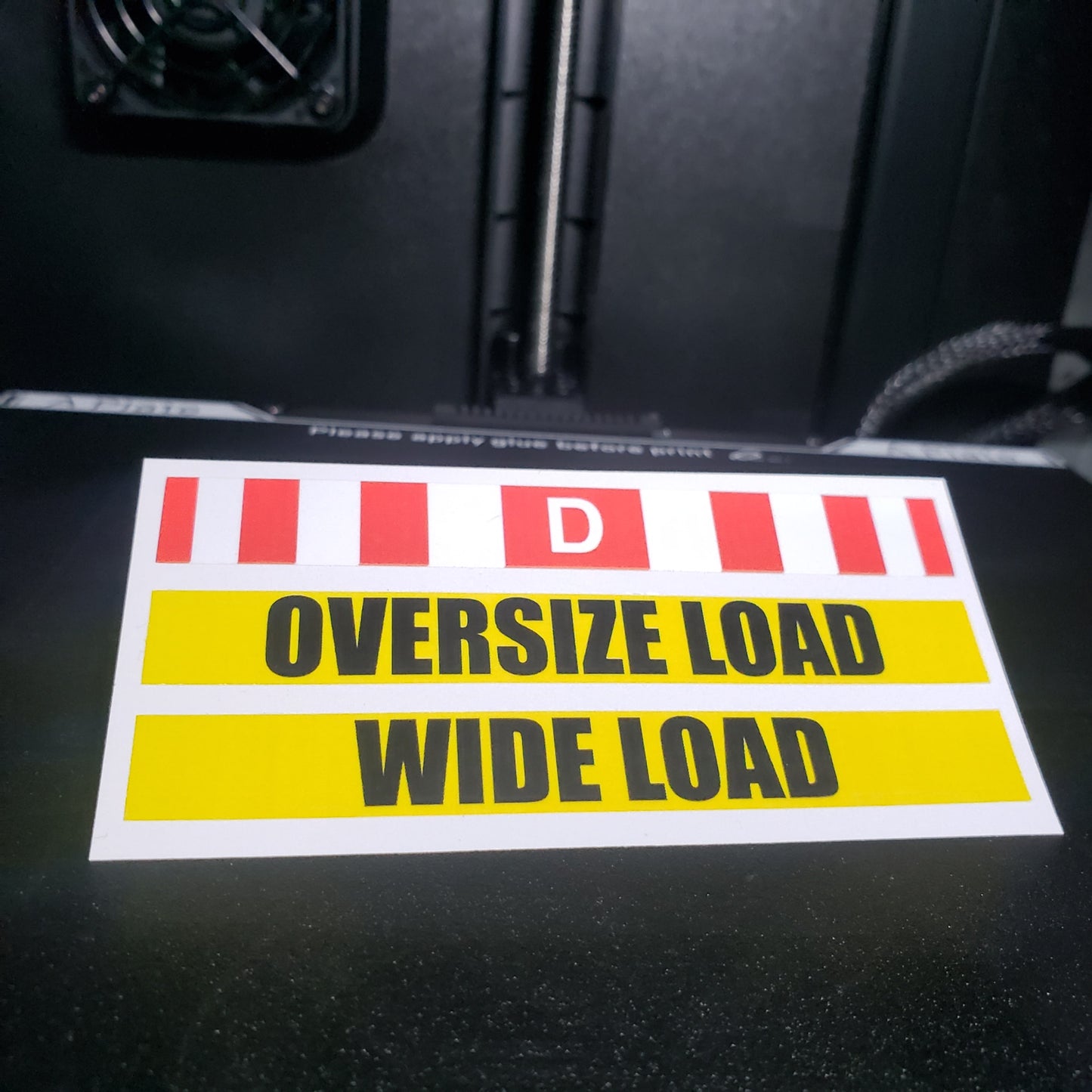 1/25 Oversized & Wide Load Reflectors