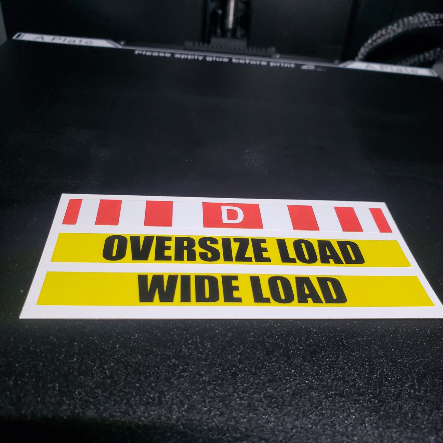 1/25 Oversized & Wide Load Reflectors