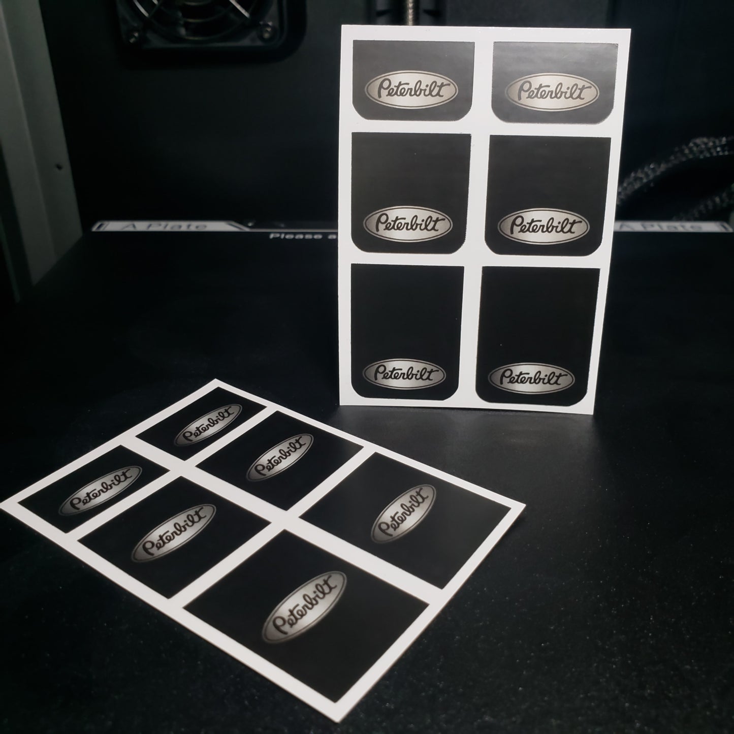 1/25 Chrome Peterbilt MudFlap