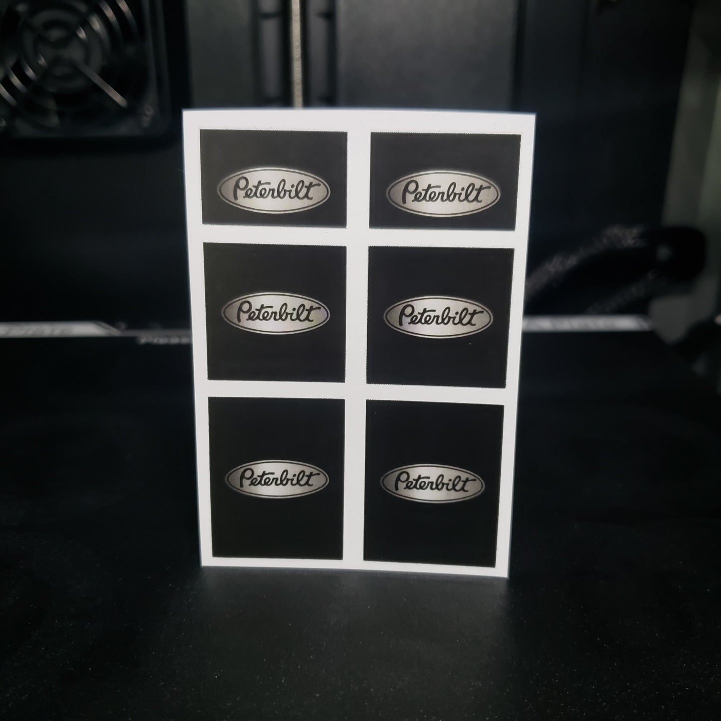 1/25 Chrome Peterbilt MudFlap